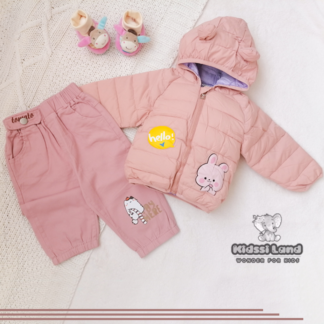 کاپشن خرگوشی اسپرت دخترانه