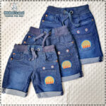 شلوارک زیبا و خوش رنگ جین