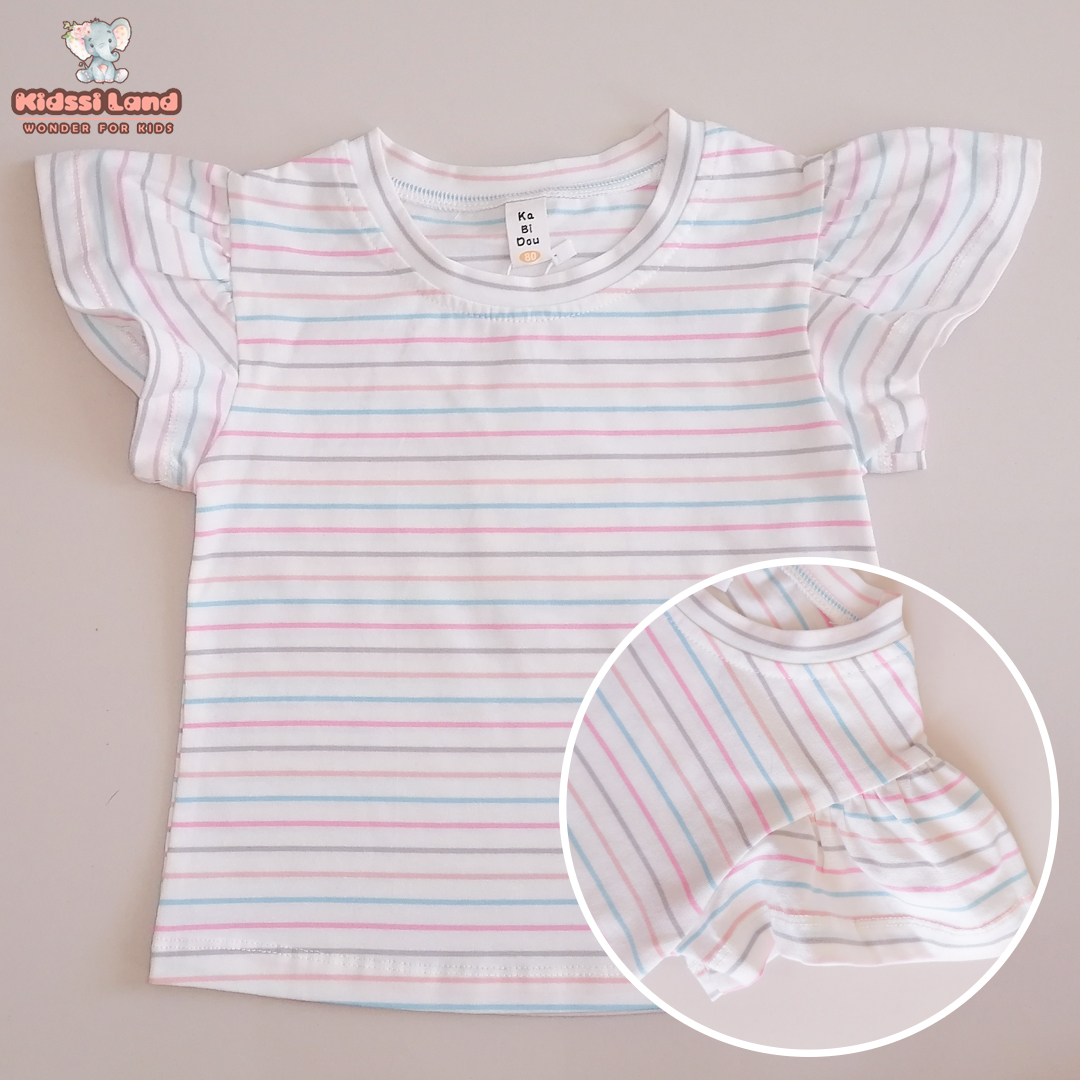 ست دو تیکه بلوز و بیلر رنگین کمان دخترونه - تصویر 3