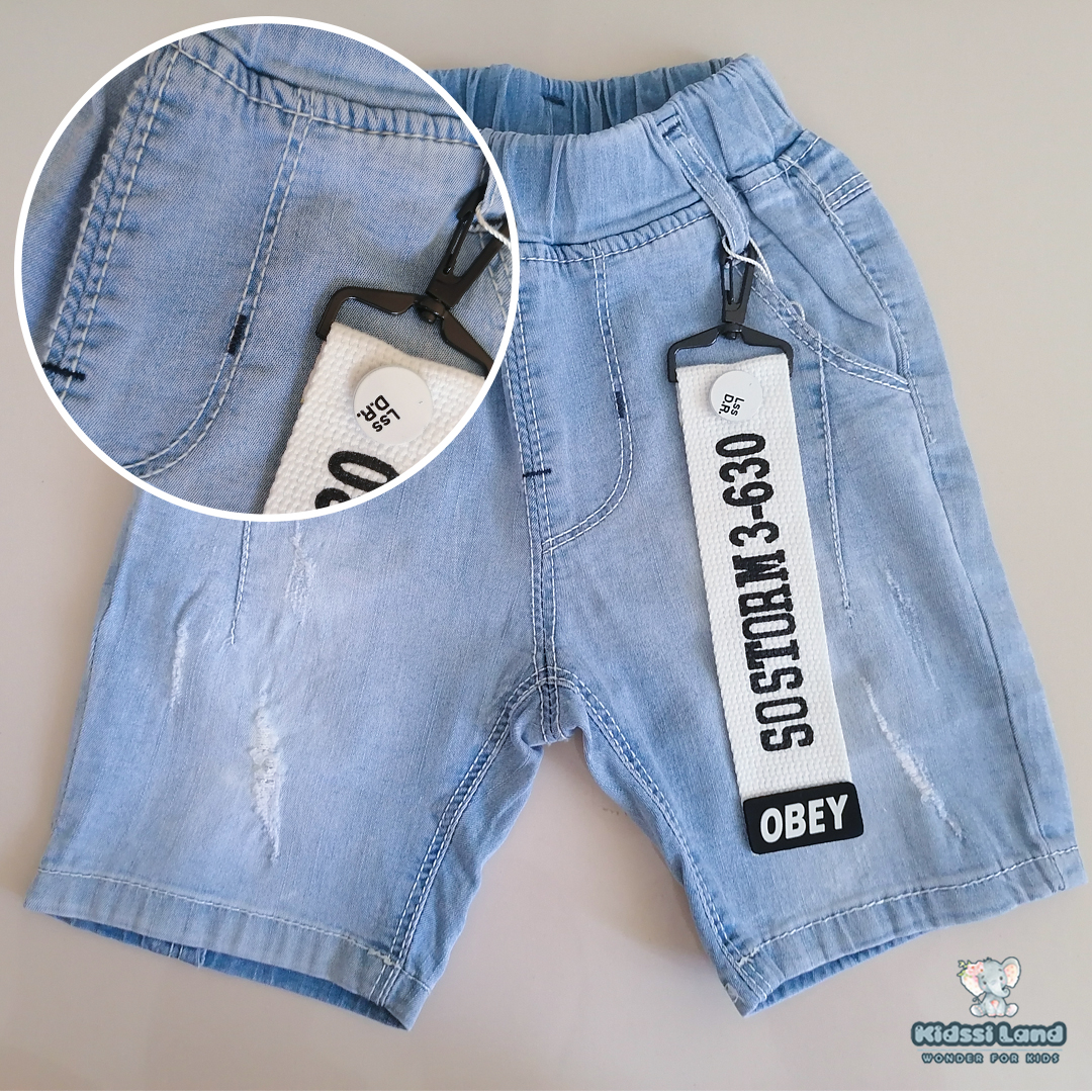 شلوارک جین پسرانه - تصویر 3