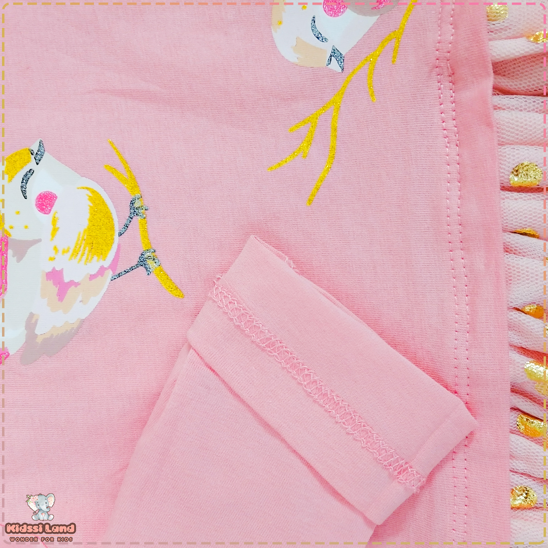 پیراهن دخترانه با دامن تور زیبا - تصویر 4