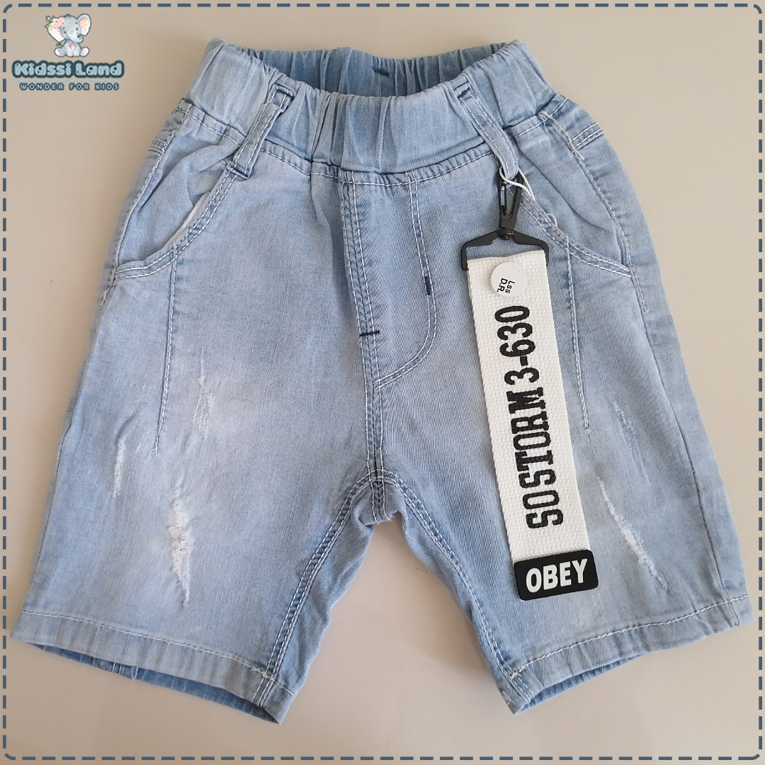 شلوارک جین پسرانه