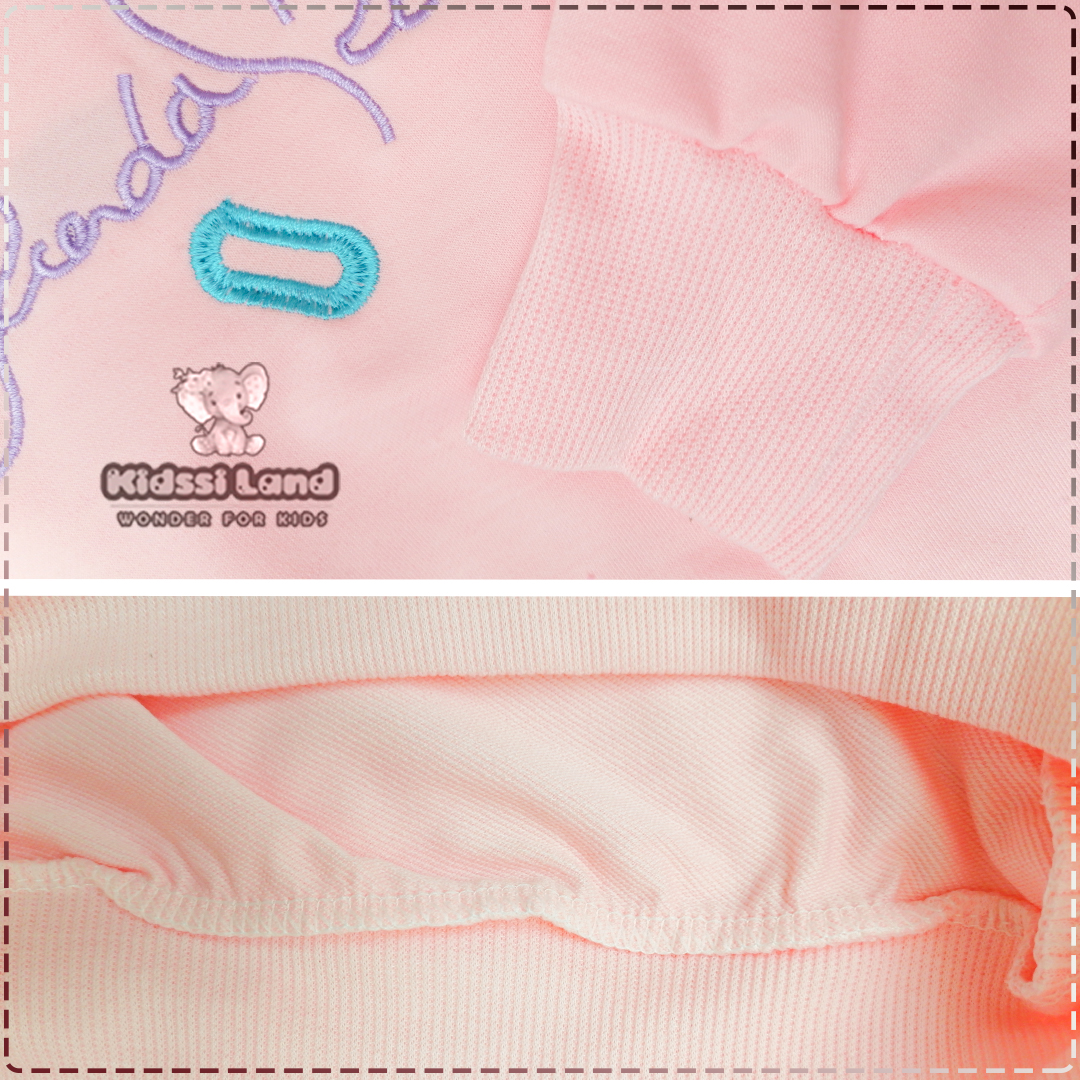 بلوز تَک نخ پنبه نازک دخترانه در سه رنگ متنوع - تصویر 6