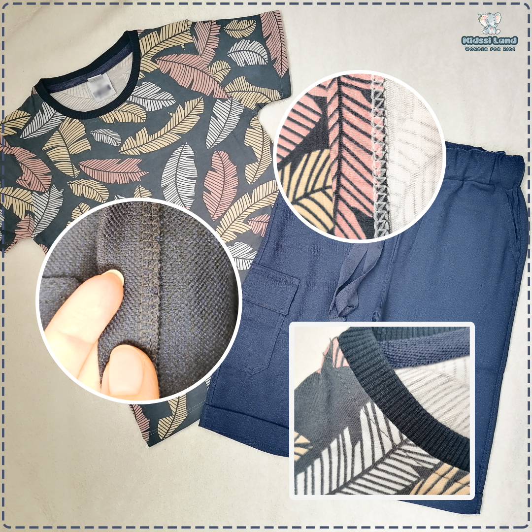 ست دوتیکه هاوایی پسرانه در دو رنگ زیبا - تصویر 7