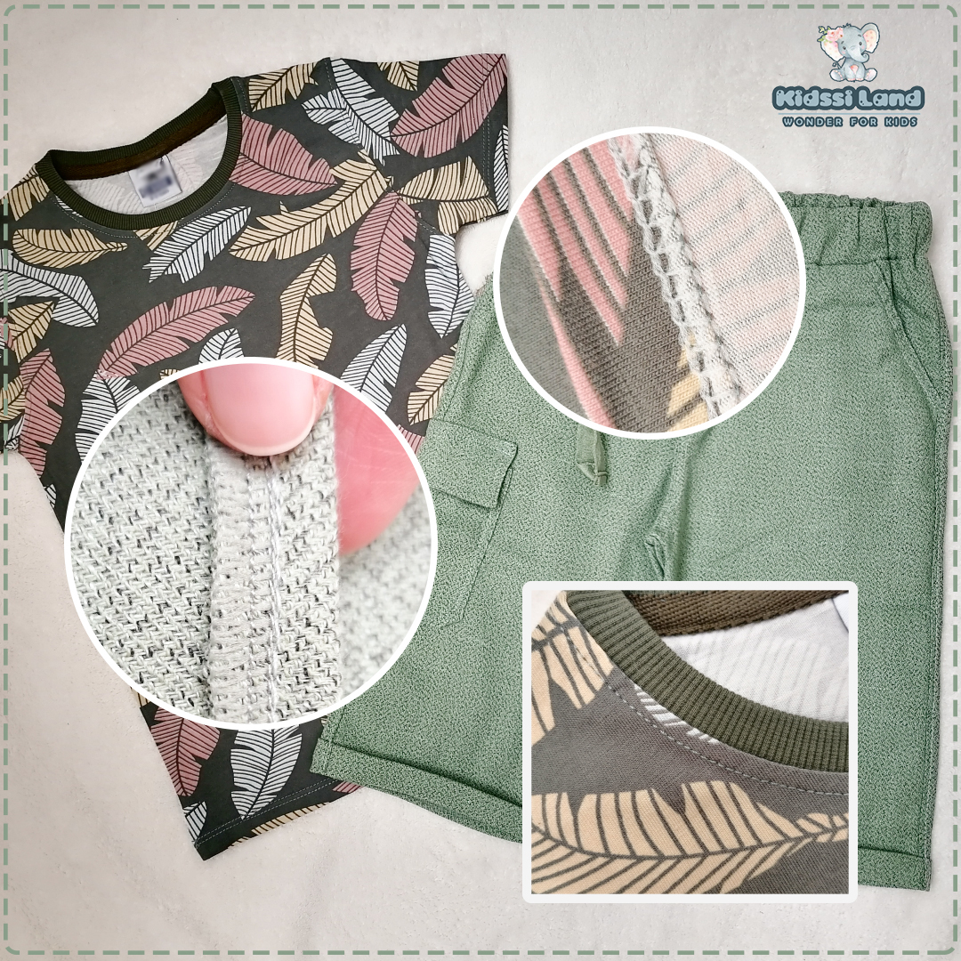 ست دوتیکه هاوایی پسرانه در دو رنگ زیبا - تصویر 8